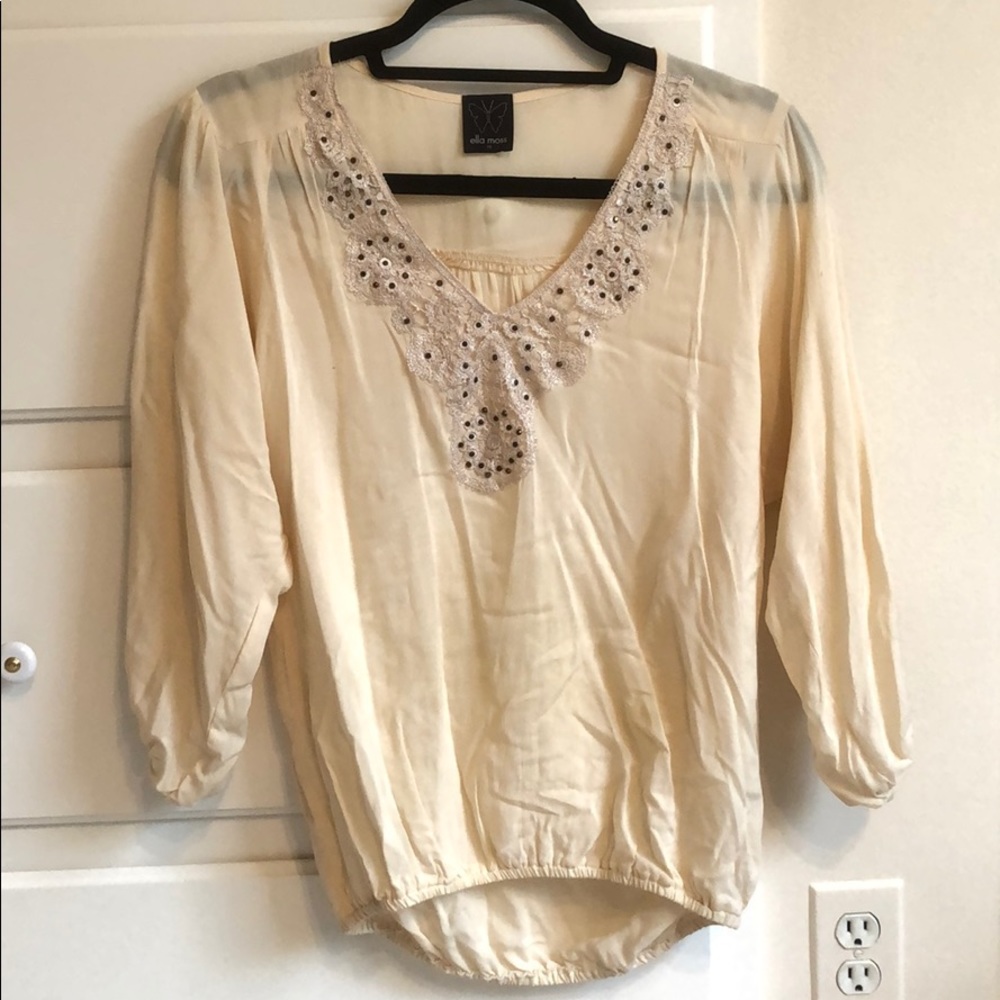 Ella Moss embroidered blouse